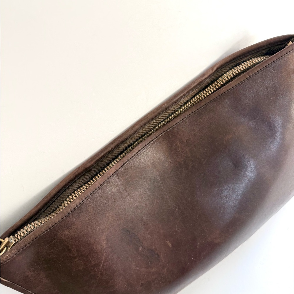 Coach Vintage Leather Mahogany Portfolio Document Laptop Case Sleeve Clutch - Picture 4 of 11